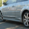 Накладки на пороги "Sport" для Ford Focus 2 (хэтчбэк) 3-5D (2004-2011) купить недорого с доставкой в Электросталь