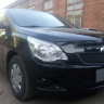 Защита радиатора "Standart" Chevrolet Cobalt (2013-н.в.) низ, чёрная купить недорого с доставкой в Электросталь