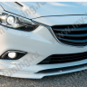 Сплиттер переднего бампера под клыки №2 "Lite Style" для Mazda 6 (2013-н.в.) купить недорого с доставкой в Электросталь