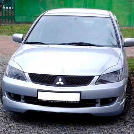 Накладка переднего бампера "EGR" для Mitsubishi Lancer 9 (2005-2010) рестайлинг купить недорого с доставкой в Электросталь