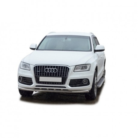 Защита переднего бампера "Труба" (d51) для Audi Q5 (2012-2016)(Окрашенное) купить недорого с доставкой в Электросталь