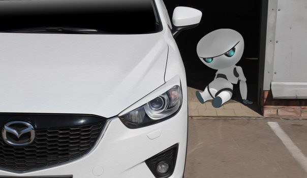Накладки на фары (реснички) широкие var №1 для Mazda CX-5 (2011-2016) купить недорого с доставкой в Электросталь