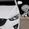 Накладки на фары (реснички) широкие var №1 для Mazda CX-5 (2011-2016) купить недорого с доставкой в Электросталь