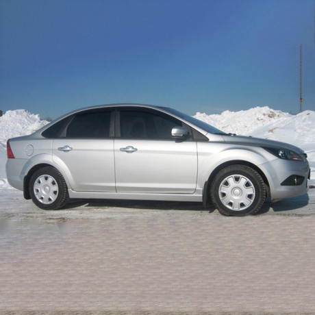 Накладки на пороги "F-1" для Ford Focus 2 (2004-2008 г.в.) купить недорого с доставкой в Электросталь