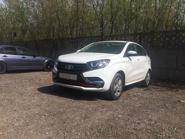 накладка на передний бампер "птичка" для l@da XR@Y купить недорого с доставкой в Электросталь