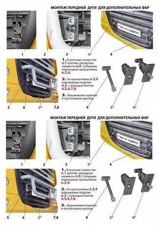 Дуга передняя для дополнительных фар DAF FT XF105.410-460 (2008-2013)(Окрашенное) купить недорого с доставкой в Электросталь
