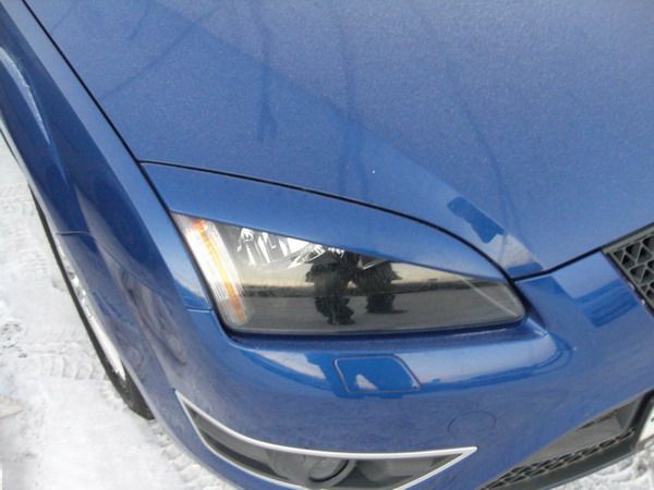 Накладки на фары (реснички) широкие var №2 для Ford Focus 2 (2004-2008) купить недорого с доставкой в Электросталь