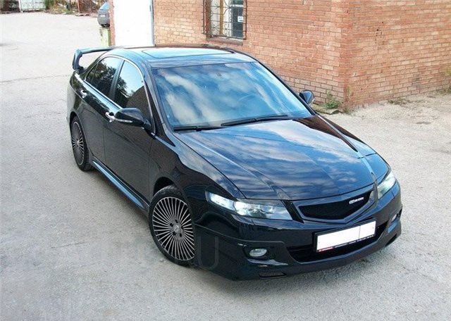 Накладки на фары (реснички) широкие для Honda Accord VII (2004-2008) купить недорого с доставкой в Электросталь