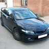 Накладки на фары (реснички) широкие для Honda Accord VII (2004-2008) купить недорого с доставкой в Электросталь