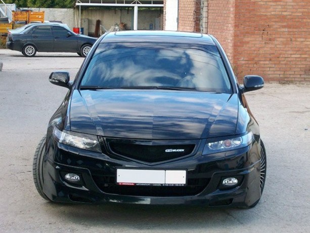 Накладки на фары (реснички) широкие для Honda Accord VII (2004-2008) купить недорого с доставкой в Электросталь