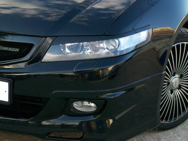 Накладки на фары (реснички) широкие для Honda Accord VII (2004-2008) купить недорого с доставкой в Электросталь