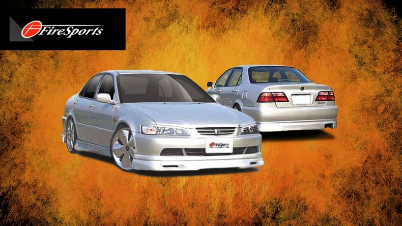 Накладки на пороги "Fire Sports" Honda Accord/Torneo (CF3, CF4, CF5) купить недорого с доставкой в Электросталь