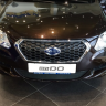 Защита радиатора "Standart" Datsun on-Do (2014-н.в.) чёрная купить недорого с доставкой в Электросталь