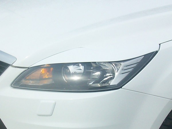 Накладки на фары (реснички) широкие var №1 для Ford Focus 2 (2008-2011) купить недорого с доставкой в Электросталь