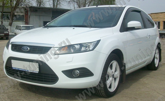 Накладки на фары (реснички) широкие var №1 для Ford Focus 2 (2008-2011) купить недорого с доставкой в Электросталь