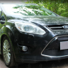Защита радиатора "Standart" Ford C-MAX (2010-2015) чёрная купить недорого с доставкой в Электросталь