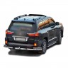 Защита заднего бампера «Уголки двойные» (d76\51) для Lexus LX 450d (2016-н.в)(Окрашенное) купить недорого с доставкой в Электросталь
