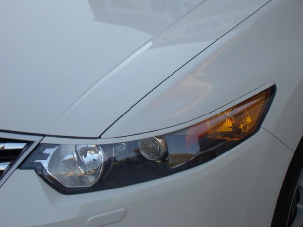 Накладки на фары (реснички) узкие var №1 для Honda Accord VIII (2008-2013) купить недорого с доставкой в Электросталь