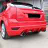 Накладка (юбка) заднего бампера "Lord" для Ford Focus 2 (2008-2011) купить недорого с доставкой в Электросталь