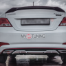 Лип-Спойлер "Zeus" для Hyundai Solaris (2010-2016) купить недорого с доставкой в Электросталь