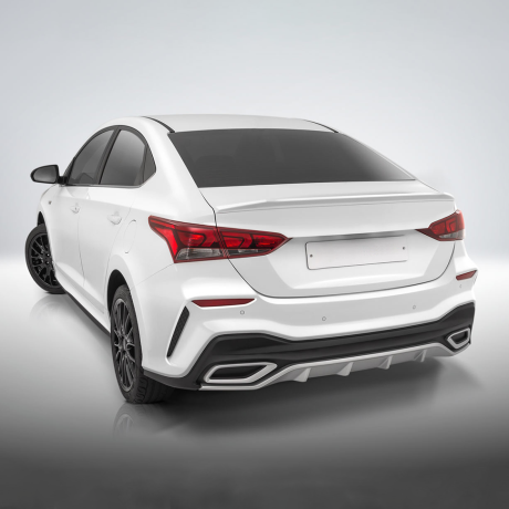 Бампер задний "Quant" для Hyundai Solaris (2017-2020) купить недорого с доставкой в Электросталь