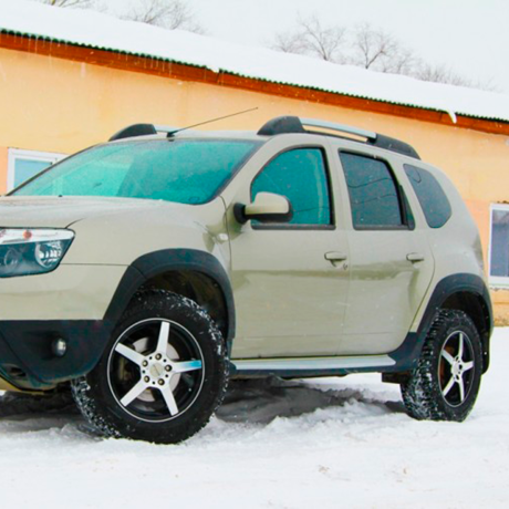 Накладки на колесные арки Renault Duster "АртФорм" (2011-2015 г.в.) купить недорого с доставкой в Электросталь