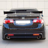 Накладка (юбка) заднего бампера "Mugen Style" для Honda Accord VIII (2008-2013) купить недорого с доставкой в Электросталь