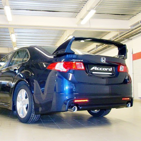 Накладка (юбка) заднего бампера "Mugen Style" для Honda Accord VIII (2008-2013) купить недорого с доставкой в Электросталь