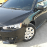 Накладки на пороги "2.0" для Mitsubishi Lancer X (2007-2016) купить недорого с доставкой в Электросталь
