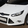 Накладки на фары (реснички) широкие var №1 для Ford Focus 3 (2012-2014) купить недорого с доставкой в Электросталь