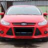 Накладки на фары (реснички) узкие var №2 для Ford Focus 3 (2012-2014) купить недорого с доставкой в Электросталь