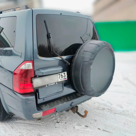 Колпак запасного колеса (Абс шагрень, закрытый) для Mitsubishi Pajero 3 купить недорого с доставкой в Электросталь