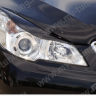 Накладки на фары (реснички) для Subaru Outback (4th generation)/Legacy (5th generation)(2009-2014) купить недорого с доставкой в Электросталь
