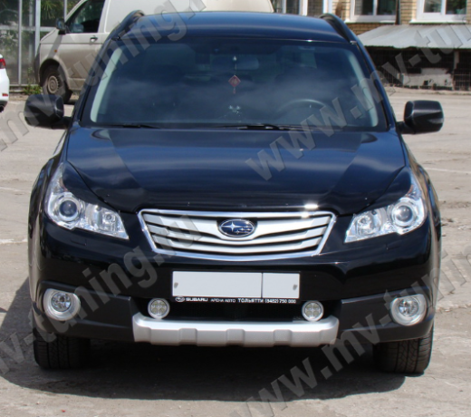 Накладки на фары (реснички) для Subaru Outback (4th generation)/Legacy (5th generation)(2009-2014) купить недорого с доставкой в Электросталь