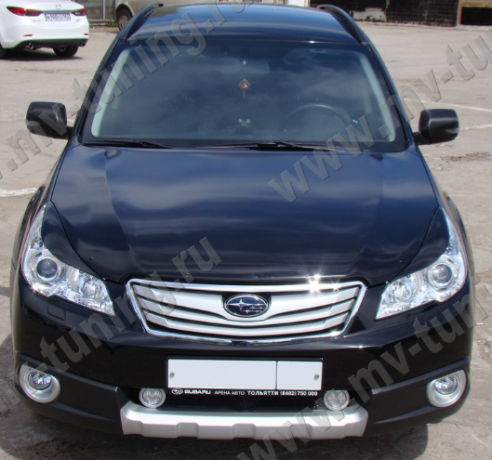 Накладки на фары (реснички) для Subaru Outback (4th generation)/Legacy (5th generation)(2009-2014) купить недорого с доставкой в Электросталь