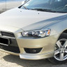 Клыки переднего бампера "Реплика" для Mitsubishi Lancer X купить недорого с доставкой в Электросталь