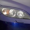 Накладки на фары (реснички) длинные var №3 для Mazda 3 Hatchback (2004-2009) купить недорого с доставкой в Электросталь