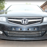 Защита радиатора "Standart" Honda Accord рестайлинг (2006-2008) чёрная купить недорого с доставкой в Электросталь