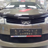 Защита радиатора "Standart" Chery Bonus, Very (2011-2016) чёрная купить недорого с доставкой в Электросталь