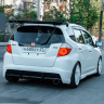 Накладки на пороги "Axis" для Honda Fit GE дорестайлинг (2007-2011 г.в.) купить недорого с доставкой в Электросталь