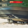 Имитация насадок глушителя SILVER (серебристый глянец) для Skoda Kodiaq (2016-н.в.) купить недорого с доставкой в Электросталь
