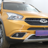 Защита радиатора "Standart" Chery Tiggo 7 (2016-2020) верх, чёрная купить недорого с доставкой в Электросталь