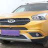 Защита радиатора "Standart" Chery Tiggo 7 (2016-2020) верх, чёрная купить недорого с доставкой в Электросталь